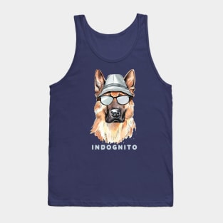 German Shepherd Indognito Tank Top